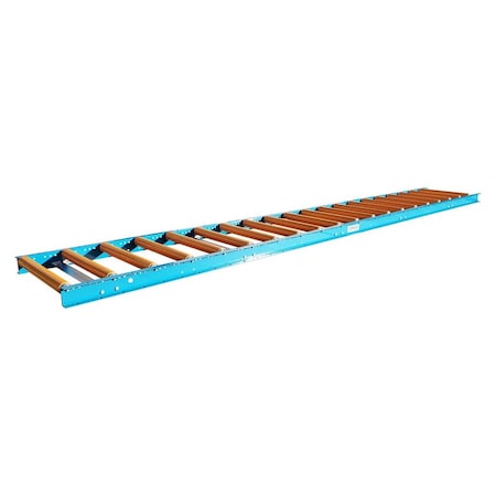 Ultimation Roller Conveyor with Covers, 18inW x 10L, 1.5in Dia. Rollers URS14G-18-6-10U